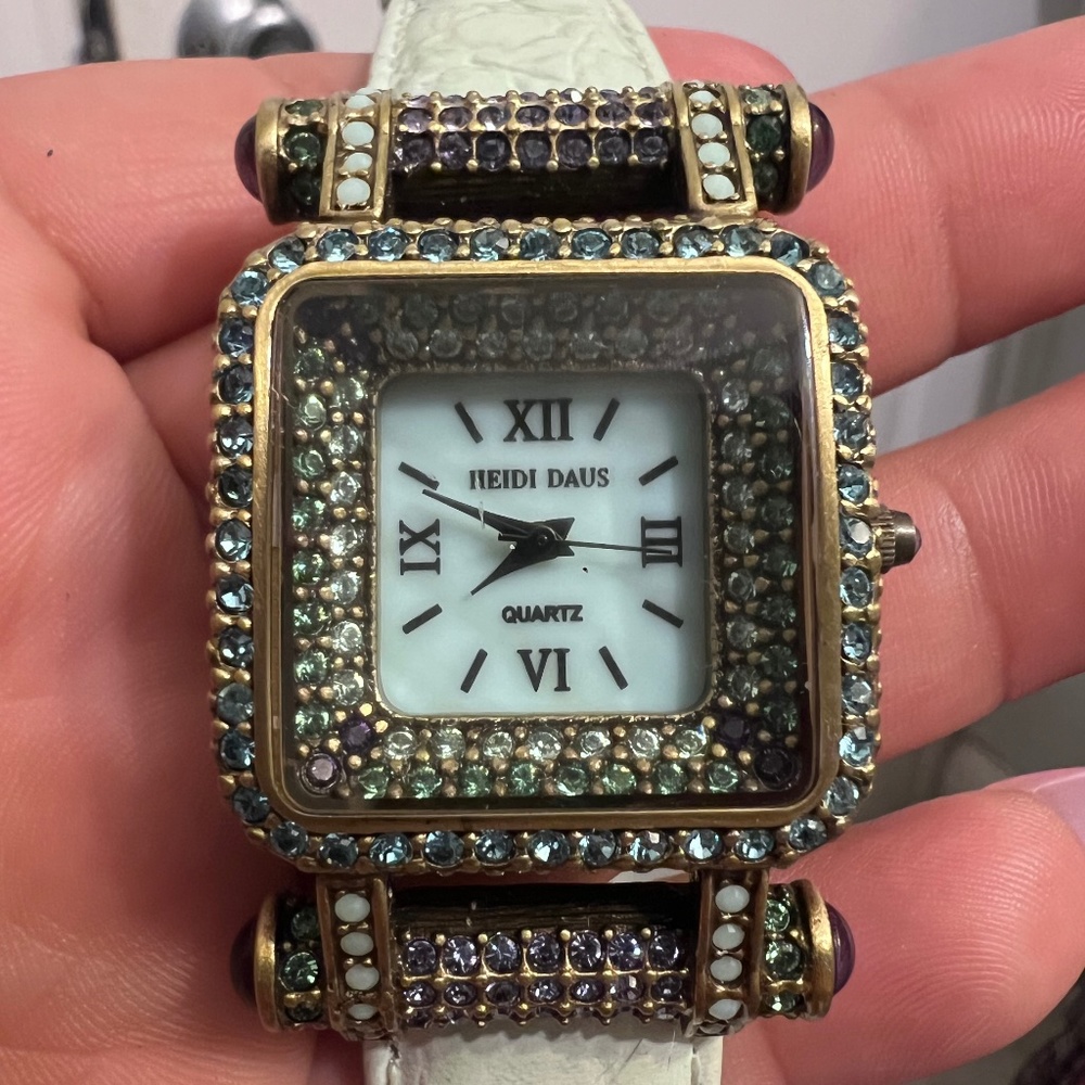 Heidi Daus Rhinestone Watch